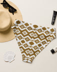 Yeehaw Brown Aztec Bikini Bottom