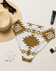 Yeehaw Bold Brown Aztec Bikini Bottom