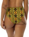 Yeehaw Mustard Aztec Bikini Bottom