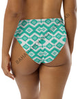 Yeehaw Turquoise Aztec Bikini Bottom