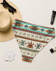 Yeehaw Turquoise Teepee Bikini Bottom