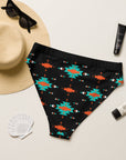 Yeehaw Turquoise & Orange Aztec Bikini Bottom