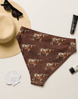 Yeehaw Leather & Longhorns Bikini Bottom