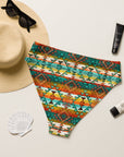 Yeehaw Mustard Aztec Bikini Bottom