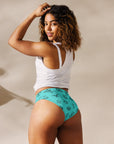 Yeehaw Turquoise Brands Bikini Bottom