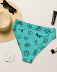 Yeehaw Turquoise Brands Bikini Bottom