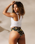 Yeehaw Vintage Cowgirl Collage Bikini Bottom