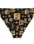 Yeehaw Vintage Cowgirl Collage Bikini Bottom