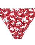 Yeehaw Red Rodeo Cowboy Bikini Bottom