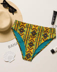 Yeehaw Mustard Aztec Bikini Bottom