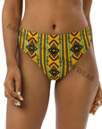 Yeehaw Mustard Aztec Bikini Bottom