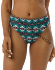 Yeehaw Teal Burgandy Bikini Bottom