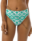 Yeehaw Turquoise Aztec Bikini Bottom