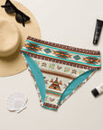 Yeehaw Turquoise Teepee Bikini Bottom