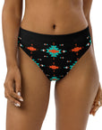 Yeehaw Turquoise & Orange Aztec Bikini Bottom