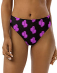 Yeehaw Purple Neon Cactus Bikini Bottom