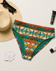 Yeehaw Mustard Aztec Bikini Bottom