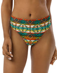 Yeehaw Mustard Aztec Bikini Bottom
