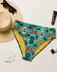 Yeehaw Turquoise Aztec Bikini Bottom
