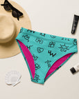 Yeehaw Turquoise Brands Bikini Bottom