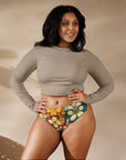 Yeehaw Woodstock Retro Floral Bikini Bottom