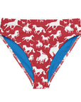 Yeehaw Red Rodeo Cowboy Bikini Bottom