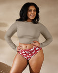 Yeehaw Red Rodeo Cowboy Bikini Bottom