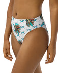 Yeehaw Turquoise Running Horse Head Dress Bikini Bottom