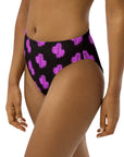 Yeehaw Purple Neon Cactus Bikini Bottom