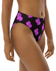 Yeehaw Purple Neon Cactus Bikini Bottom