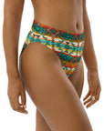 Yeehaw Mustard Aztec Bikini Bottom