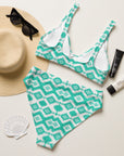 Yeehaw Turquoise Aztec Bikini