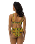 Yeehaw Mustard Aztec Bikini