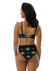 Yeehaw Turquoise & Orange Aztec Bikini