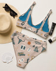 Yeehaw Western Symbols Bikini