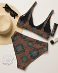Yeehaw Teal Aztec Bikini