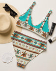 Yeehaw Turquoise Teepee Bikini