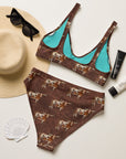 Yeehaw Leather & Longhorns Bikini