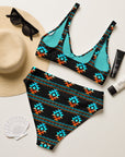 Yeehaw Black Aztec Bikini