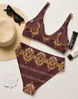 Yeehaw Gold Aztec Bikini