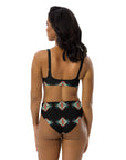 Yeehaw Black Aztec Bikini