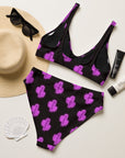 Yeehaw Purple Neon Cactus Bikini