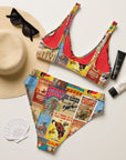 Yeehaw Vintage Rodeo Poster Bikini