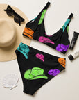 Yeehaw All Neon Hat Bikini