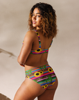 Yeehaw Sunflower Serape Bikini
