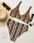 Yeehaw Cocoa Aztec Bikini