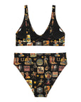 Yeehaw Vintage Cowboy Collage Bikini