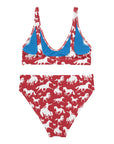 Yeehaw Red Rodeo Cowboy Bikini
