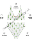 Yeehaw Desert Dweller Bull Skull Cactus Bikini
