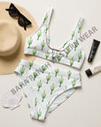 Yeehaw Desert Dweller Bull Skull Cactus Bikini